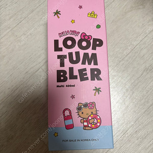 올리브영 올영 레고트 태닝 헬로키티 루프 텀블러 핑크 400