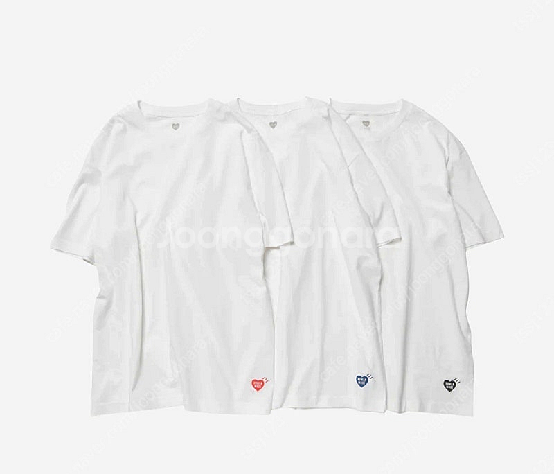 휴먼메이드 티셔츠 XL 새상품 (3pack)--0