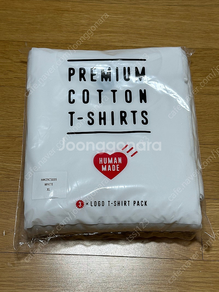 휴먼메이드 티셔츠 XL 새상품 (3pack)--1