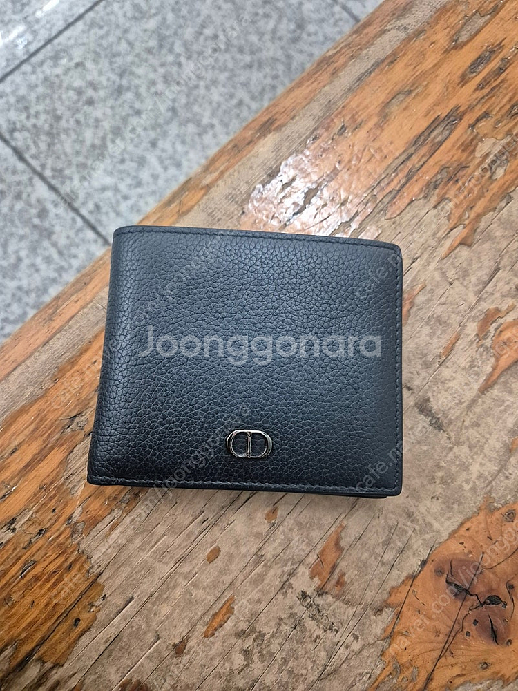 디올 블랙 남성 반지갑 CD ICON--0