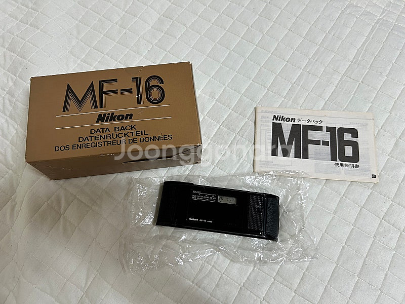 니콘 MF-16 데이터백 박스셋 FM2 FE2 등 사용...--0
