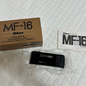 니콘 MF-16 데이터백 박스셋 FM2 FE2 등 사용가능 필름카메라