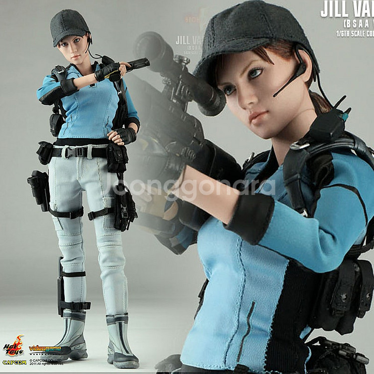 핫토이 바이오하자드 질발렌타인 BSAA 12인치 피규어--0