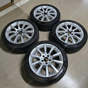 벤츠 SLK 3세대 R172 17인치 순정휠 + 타이어 판매합니다