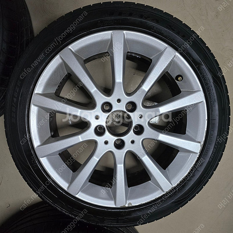 벤츠 SLK 3세대 R172 17인치 순정휠 + 타이어...--2