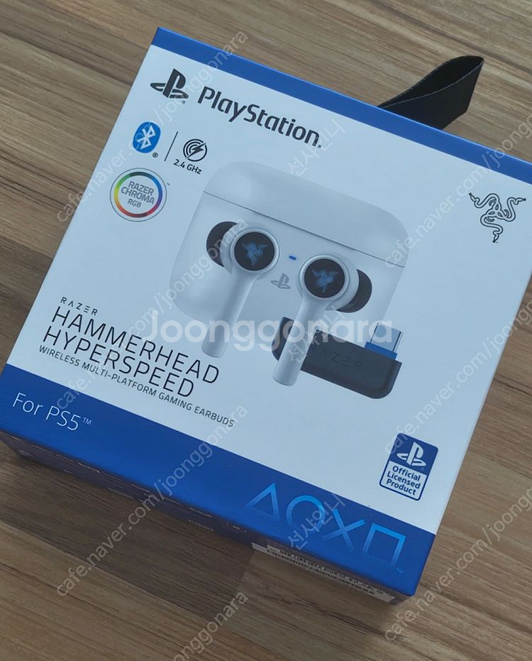 레이저 해머헤드 하이퍼스피드 PS5 게이밍 무선 이어폰--0