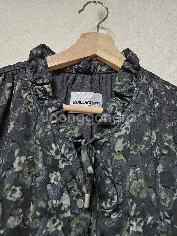 새상품) 칼라거펠트 자카드 원피스 / 칼라거펠트 블랙 ...--5