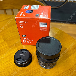 소니 FE 40mm F2.5 G 렌즈