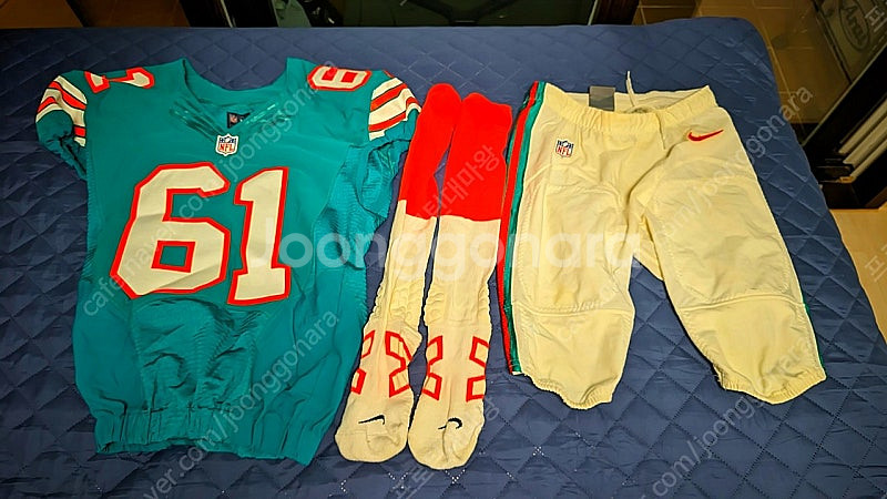 NFL 프로선수 게임 실착유니폼 miami dolphi...--0