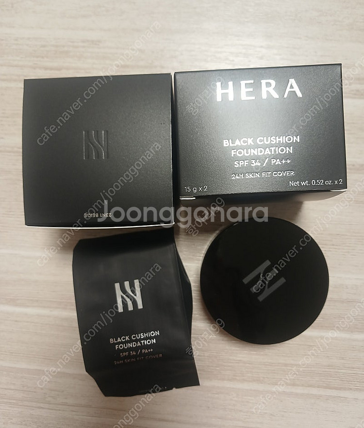 헤라 블랙쿠션 21N1 바닐라,23N1베이지(new리뉴...--0