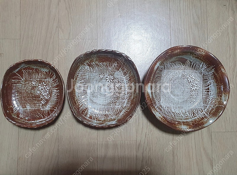 식기 접시 그릇 도자기 분청 꽃 생선 초밥 회 아이스크...--1