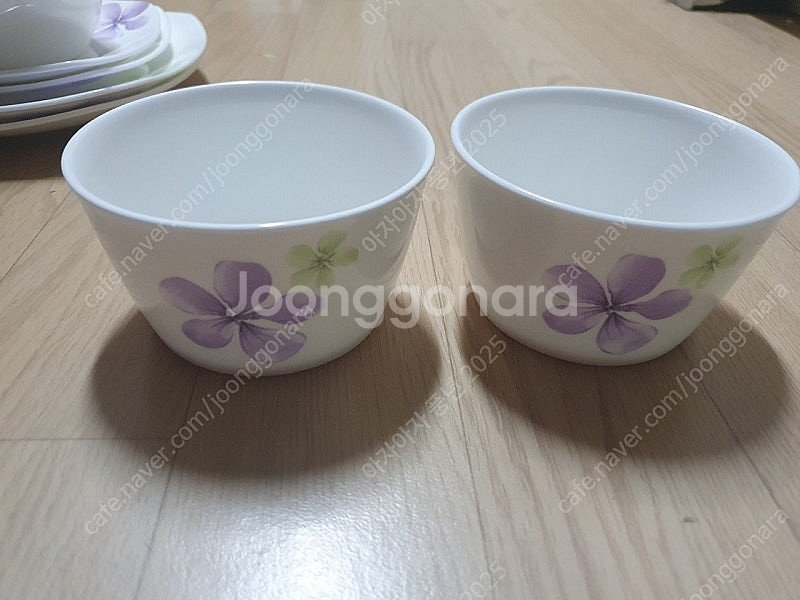 본차이나 식기 도자기 밥 공기 국 대접 접시 꽃무늬 하...--0