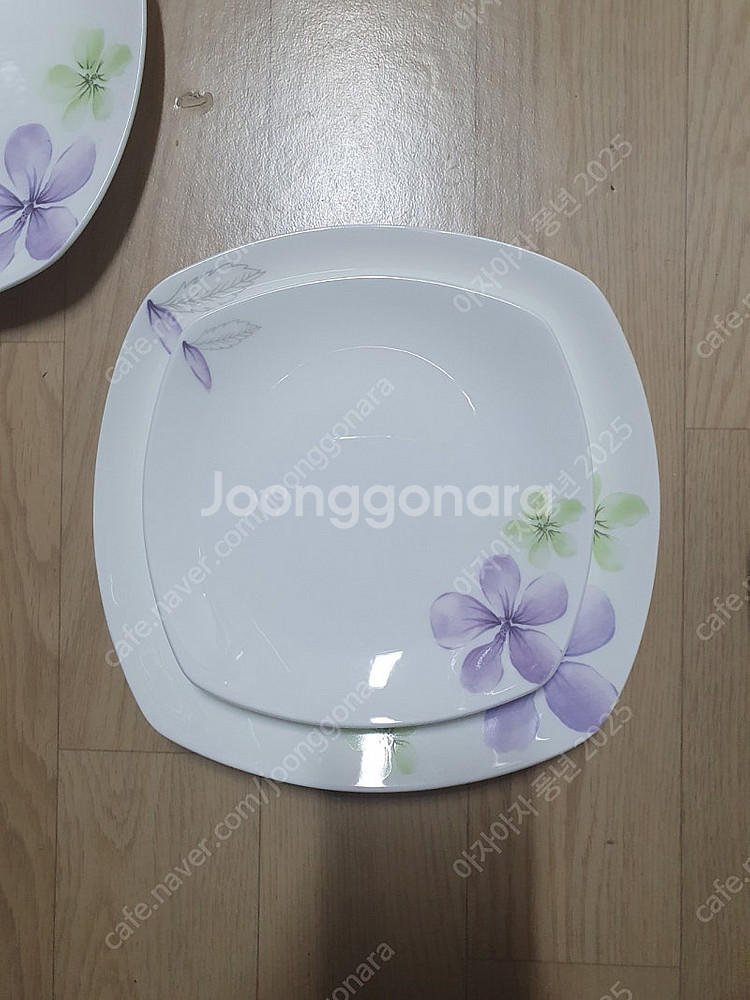 본차이나 식기 도자기 밥 공기 국 대접 접시 꽃무늬 하...--2