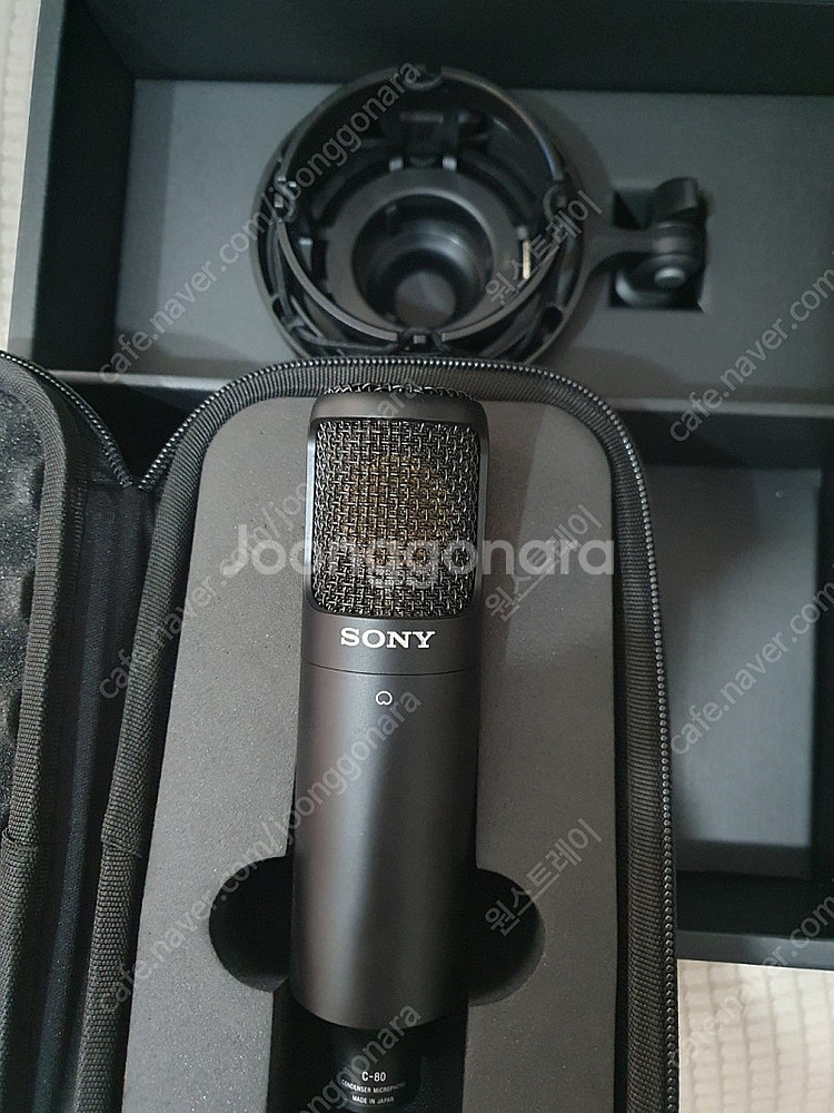 소니 SONY C80 콘덴서마이크 팝니다--1