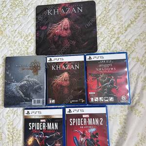 ps5카잔/몬헌와일즈/스파이더맨2/마일즈팝니다