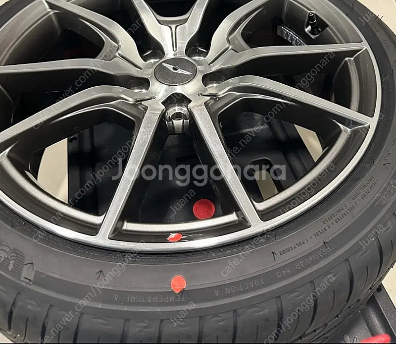 [새제품] 제네시스 G70 19인치 순정 <앞휠 + 타...--0