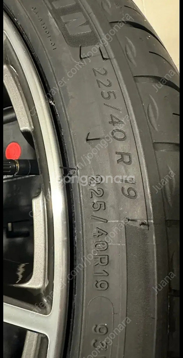 [새제품] 제네시스 G70 19인치 순정 <앞휠 + 타...--1