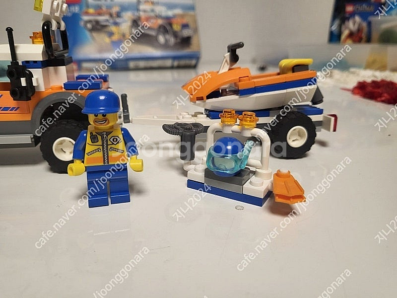 레고 시티 4륜트럭과 젯스쿠터 7737--2