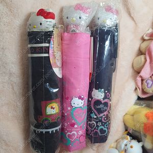 새상품/개별가) 고전 키티 얼굴 3단 우산 헬로키티 산리오 빈티지 레트로 캐릭터 여름 장마 키티 ( 자동우산 수동우산 )