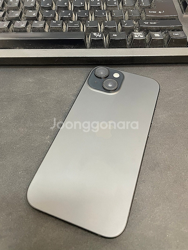 아이폰15 블랙 128GB 배터리88% 상태좋은 중고6...--0
