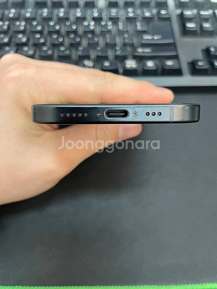 아이폰15 블랙 128GB 배터리88% 상태좋은 중고6...--5