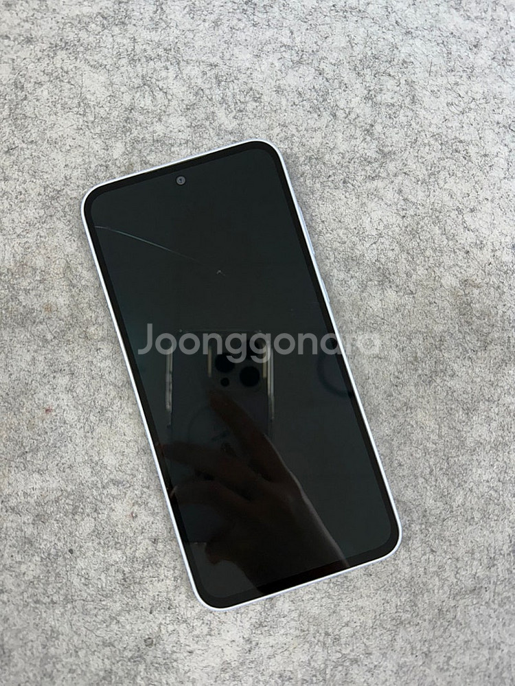 갤럭시A35 블루 128G 무잔상 정상해지 검수완료 가...--2