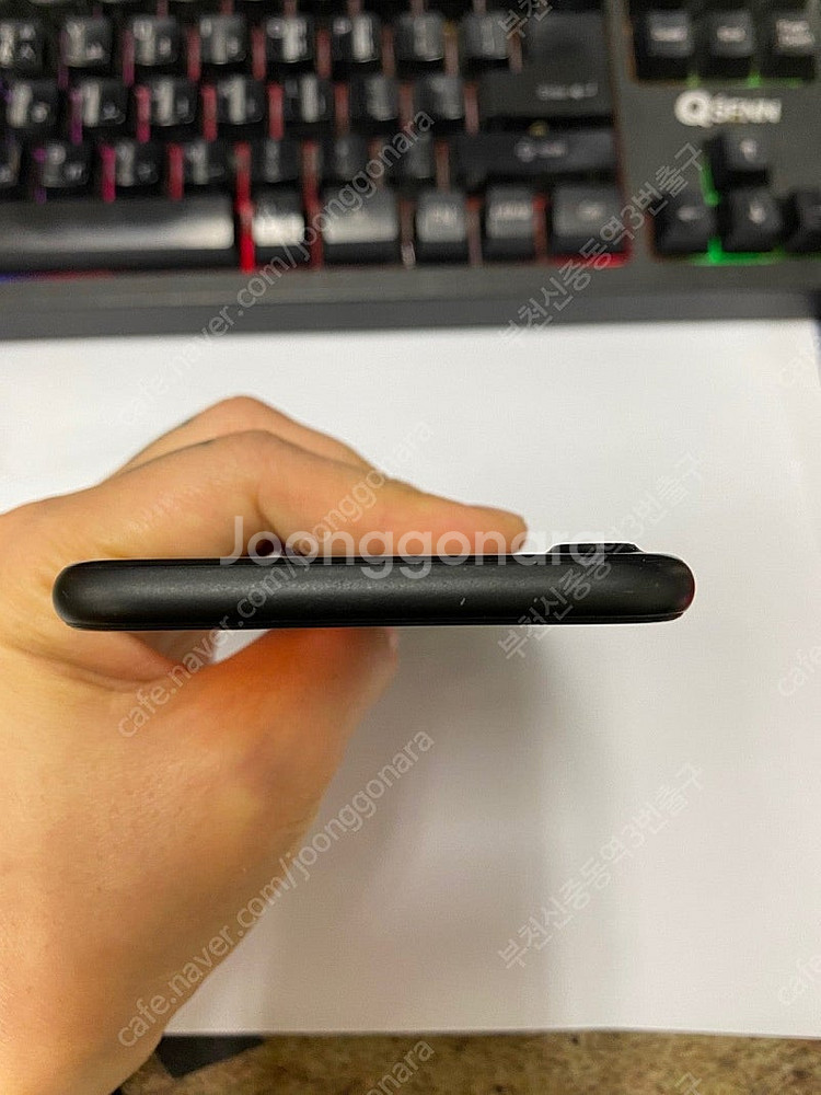 499134 아이폰7 매트블랙 AA급 128GB 배터리...--3