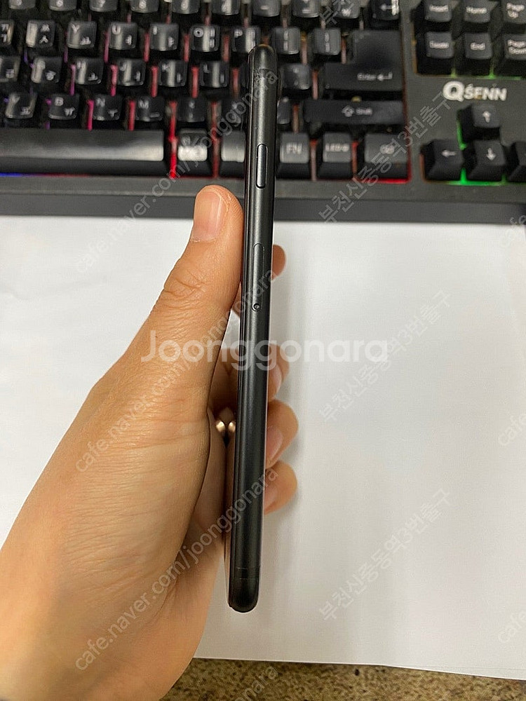 499134 아이폰7 매트블랙 AA급 128GB 배터리...--5