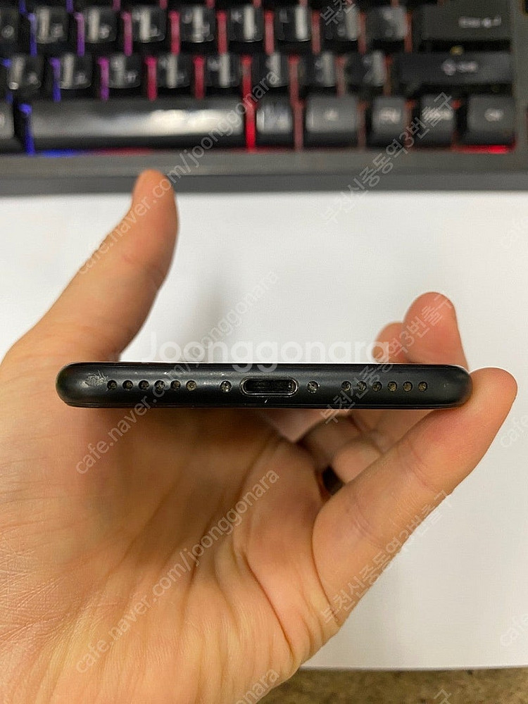 204382 아이폰7 매트블랙 액정SS급 128GB 배...--6