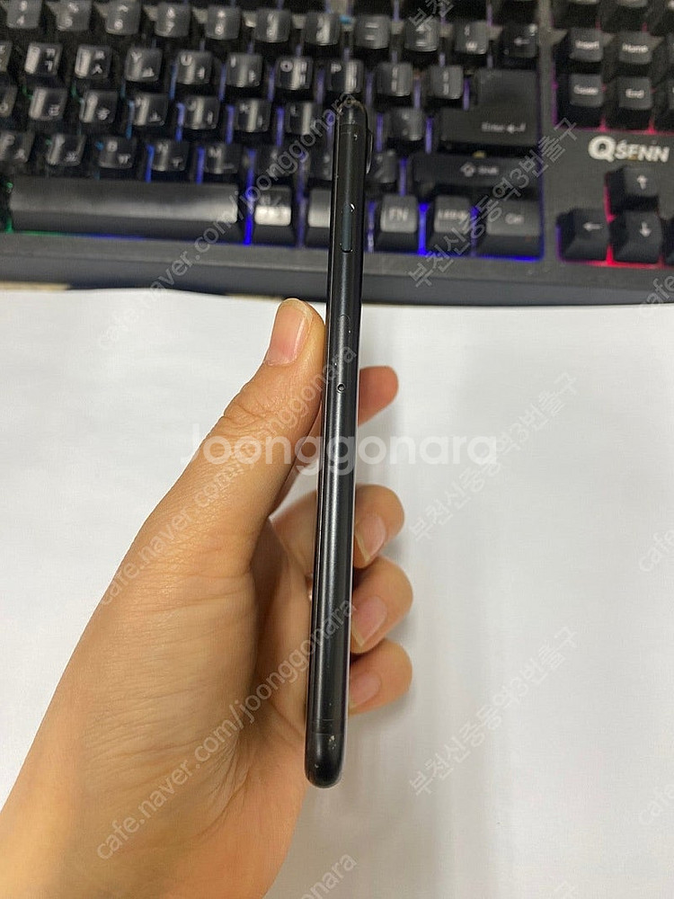 066284 아이폰7 매트블랙 액정SS급 32GB 무잔...--5