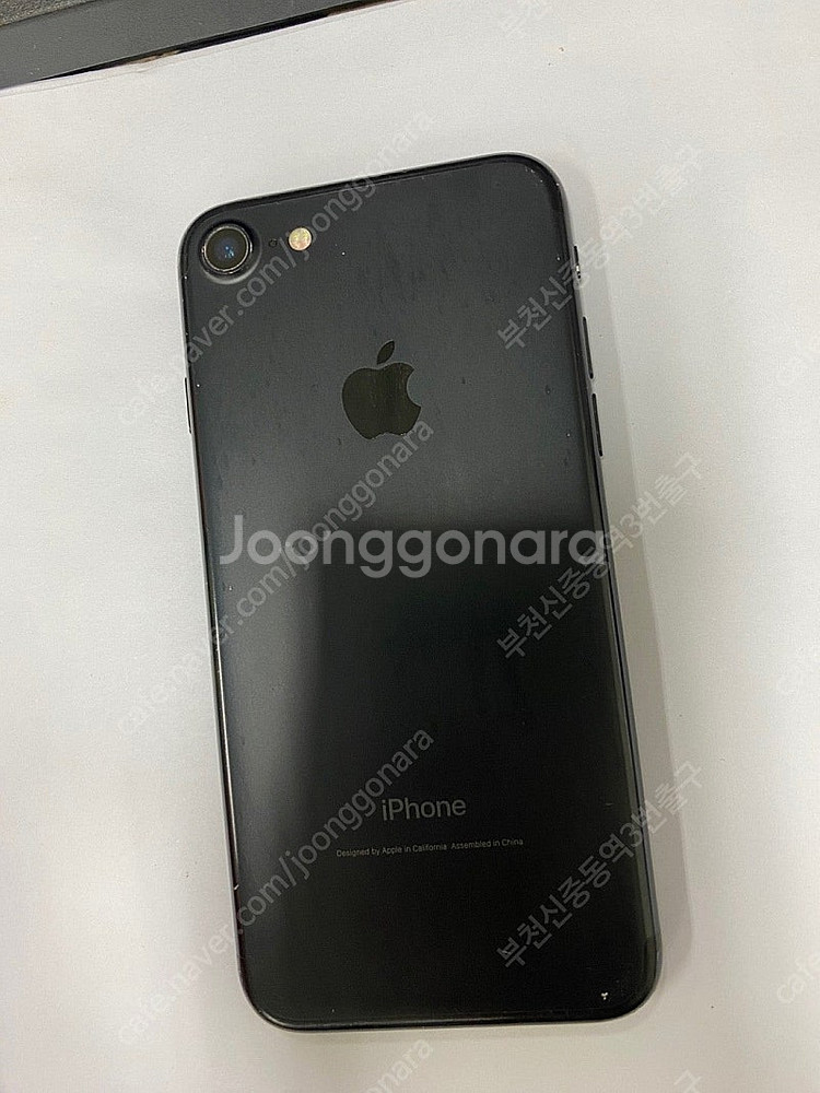 065580 아이폰7 매트블랙 액정SS급 32GB 무잔...--0