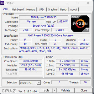 5700X3D 반본체 각개가능