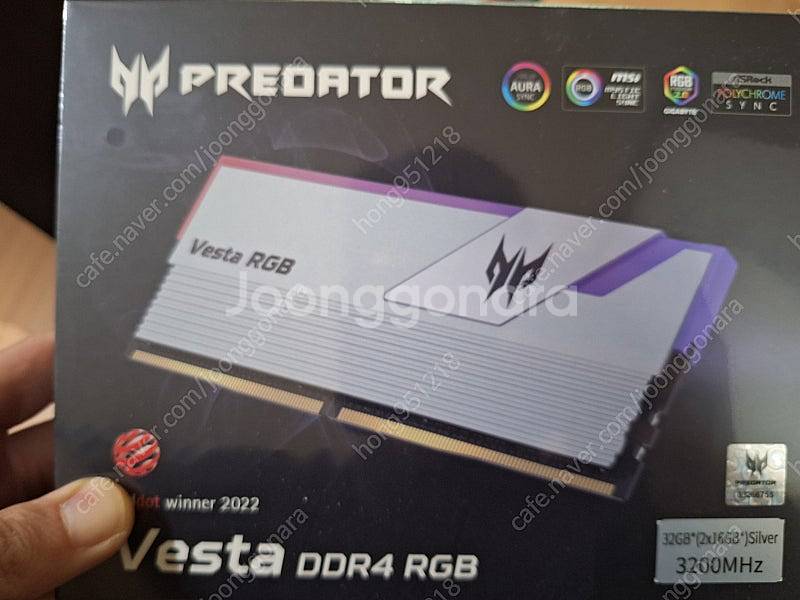 Acer Vesta DDR4 (16×2) 미개봉--1