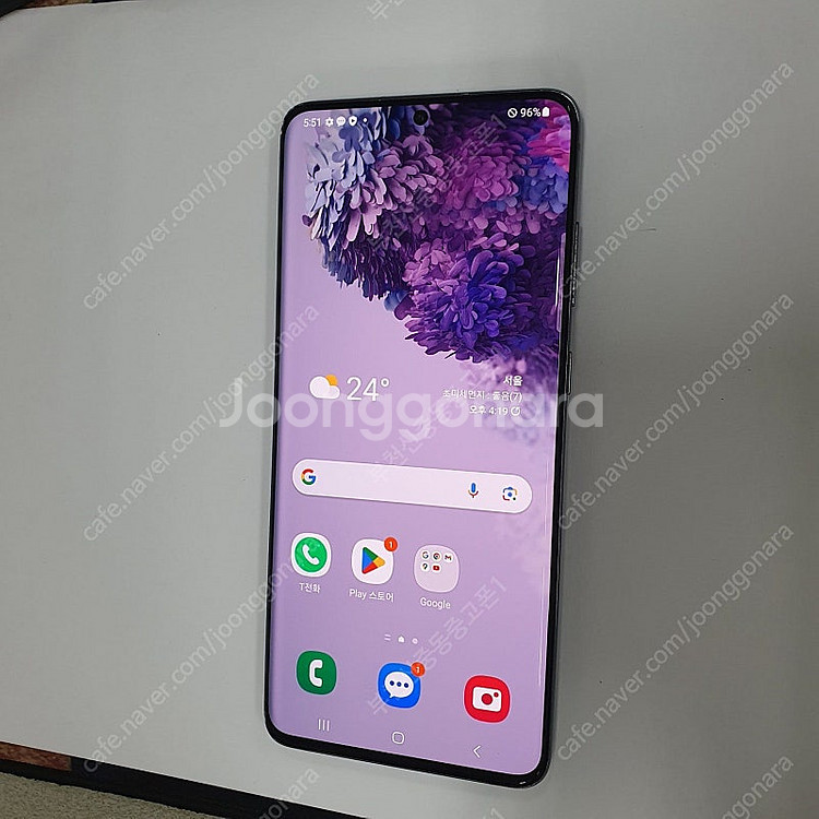 204371 갤럭시S20플러스 그레이 256기가 무잔상A급 메인폰 자녀폰 업무폰 추천 18만원--1