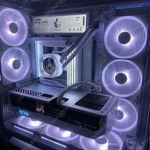 9800x3d 4080super 커세어 화이트컨셉 본체