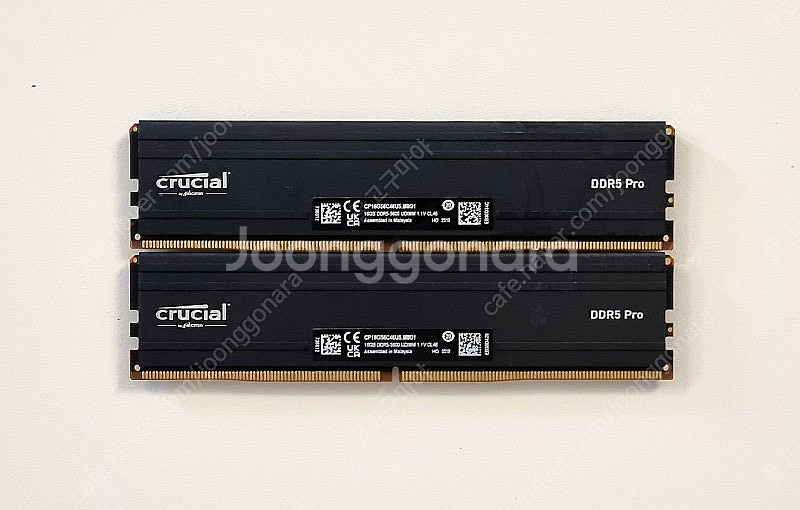 Crucial 램 DDR5 5600 16G 25년 구매...--1