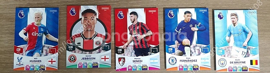 (새것) 파니니 카드 220장 epl 프리미어리그 축구...--2