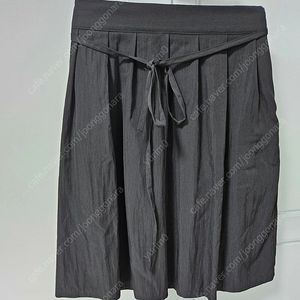 블랙 밴딩 나일론 스커트 (새상품)