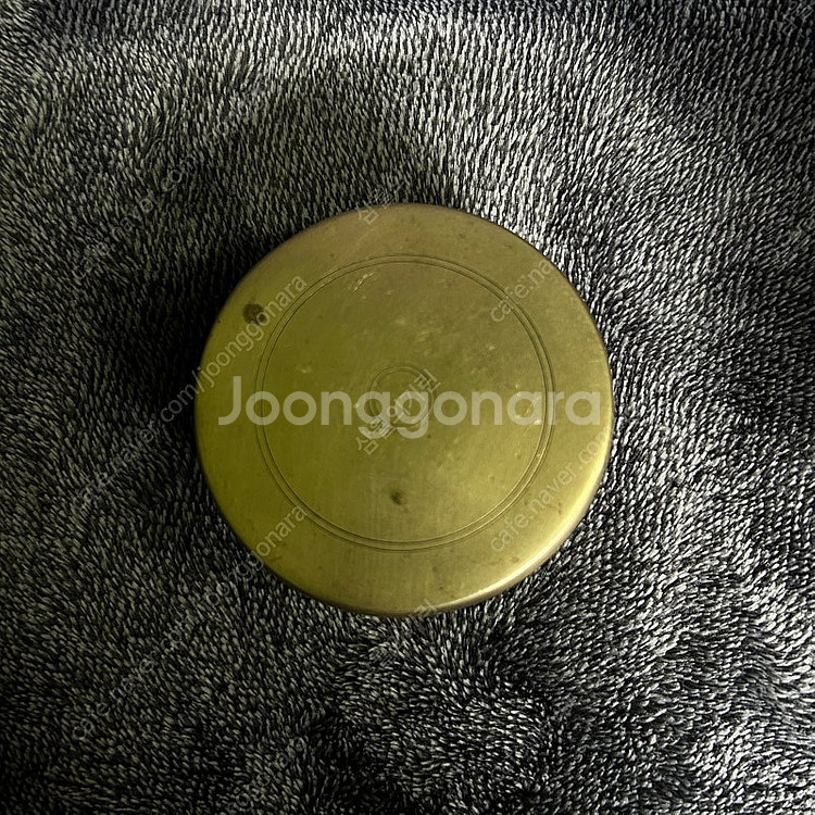 우리나라 옛날 빈티지 놋쇠 신주 향합 팝니다--3