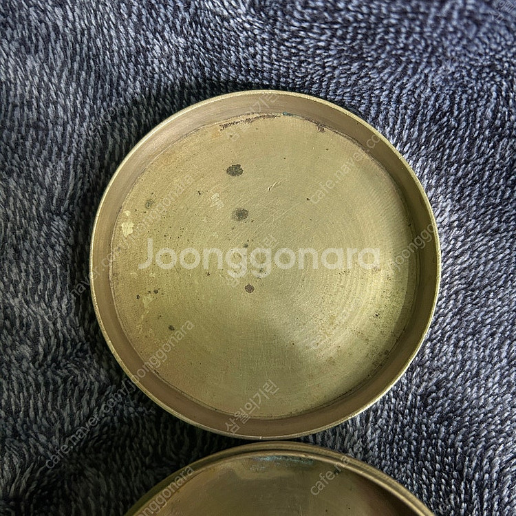 우리나라 옛날 빈티지 놋쇠 신주 향합 팝니다--5