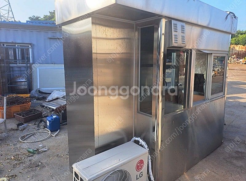 올스덴 이동식 주차부스(경비실) 팝니다(에어컨완비)--0