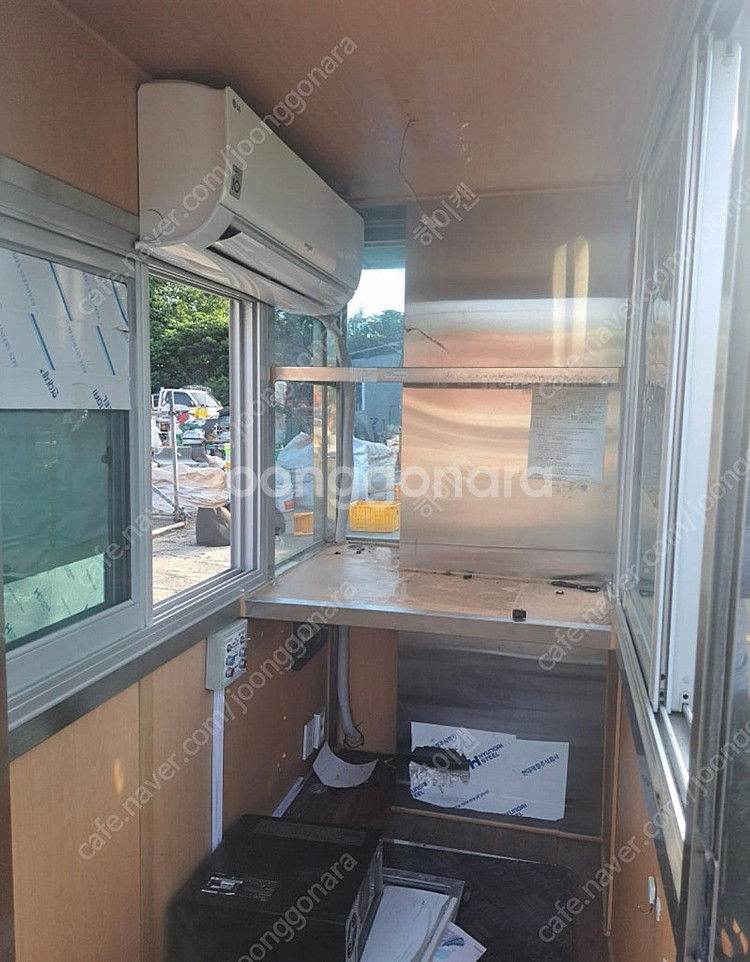 올스덴 이동식 주차부스(경비실) 팝니다(에어컨완비)--1