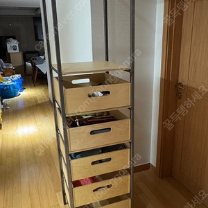철제 스틸 서랍장 수납장 철제프레임 원목 서랍 최고급 미드센트리 미드센츄리 미드센추리 USM