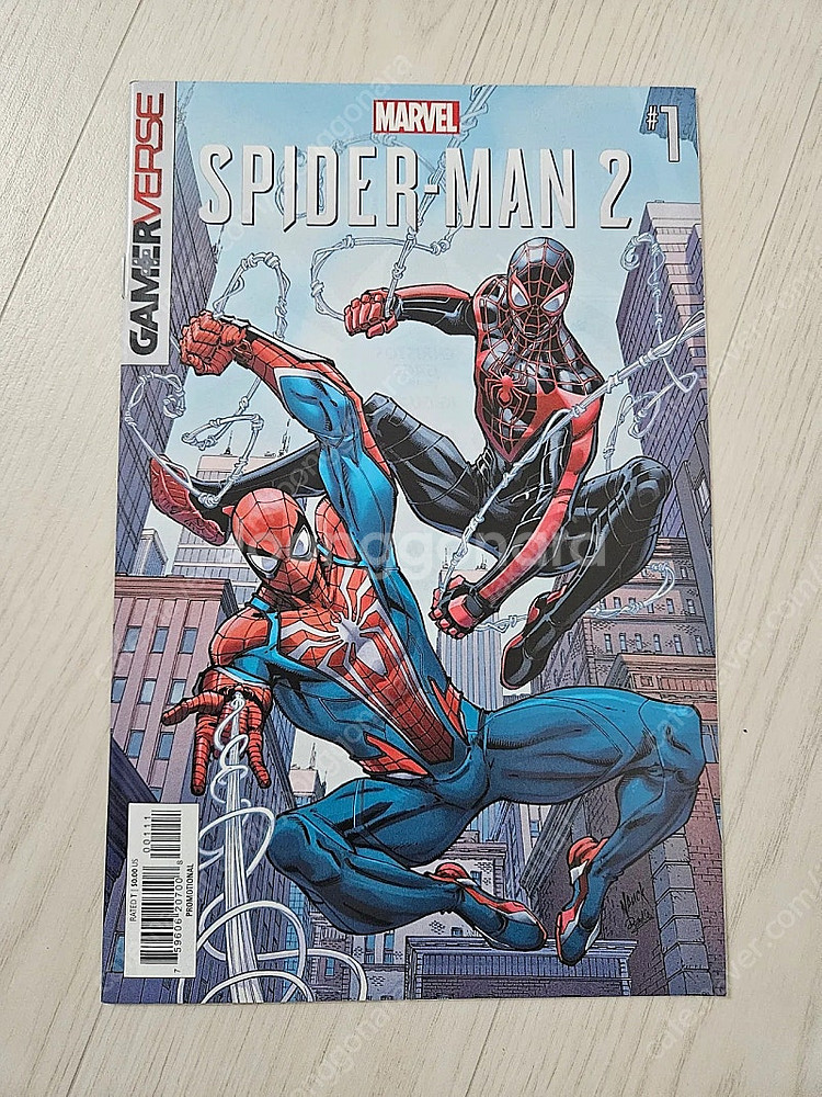 ps5 스파이더맨2 특전 코믹북 새제품--0