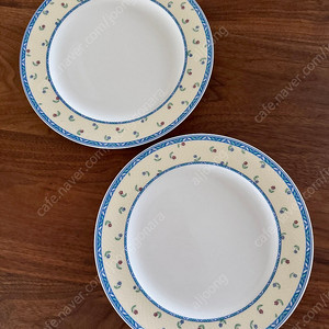 Villeroy&Boch 빌레로이앤보흐 Adeline 패턴 디너 접시2개