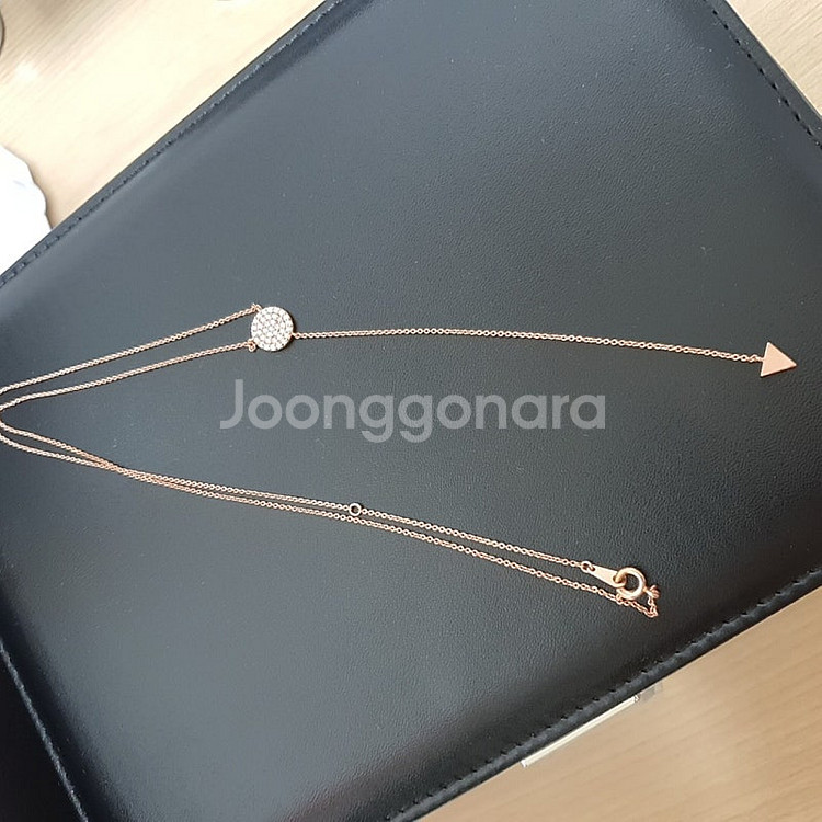 스타일러스 로즈골드 패션 롱 긴 목걸이--0