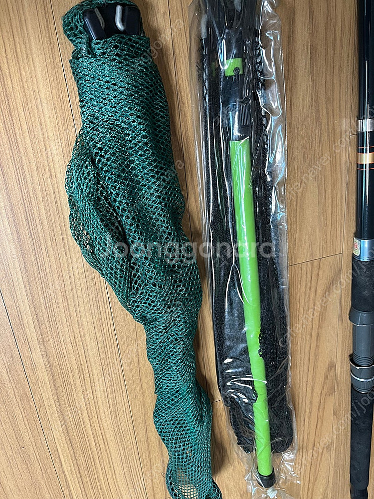 아버지 낚시대 정리 (낚시대3 릴3 가방 뜰채 등등)--9