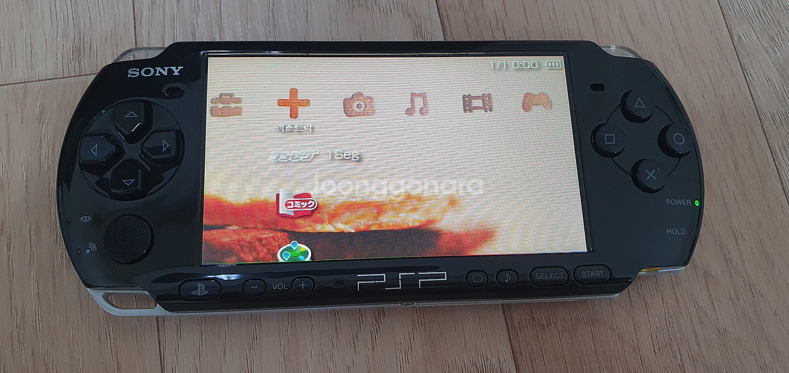 소니 PSP 깨끗한 블랙색상 3000번대 모델제품 15...--5