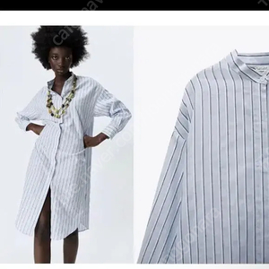 XL /자라 zara 롱 오버사이즈 셔츠 드레스 89,000-21,000