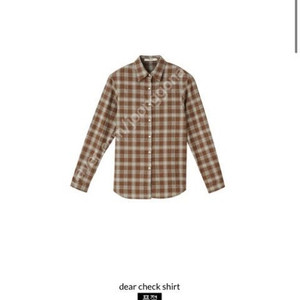코드유 디어체크셔츠 codeu dear check shirt
